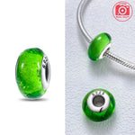 Original 925 Silver Charms Flower Blue Star Green Turtle Glass Beads Fit Bracelet Women DIY Gift Murano Jewelry Accessories