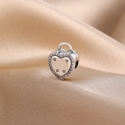 Hot selling 925 Silver Cake Cup Dog Claw Gift Box Pendant Beads, Fit DIY Women's Jewelry Accessories with European Bracelets