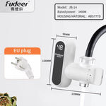 Fudeer Electric Water Heater Kitchen Faucet Connector Instant Hot Water Tap Adapter 220V Water Heater Bathroom Accessories