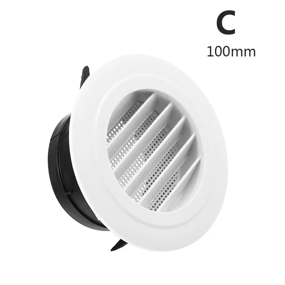 Various Shapes 100/150mm Round Ducting Ventilation Cover Air Vent Extract Valve Grille Air Circulation Vents Cover