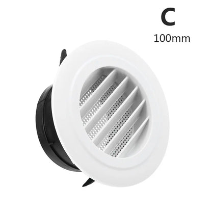 Various Shapes 100/150mm Round Ducting Ventilation Cover Air Vent Extract Valve Grille Air Circulation Vents Cover