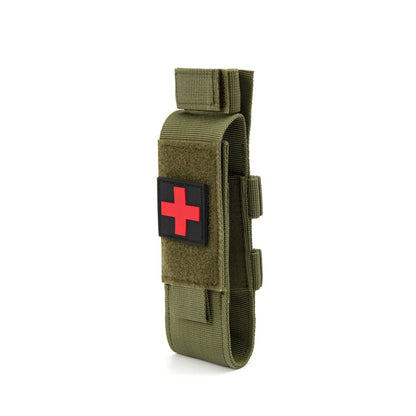 First Aid Kit Tourniquet Molle Survival Set Pouch Nursing Holder Scissors Bag Outdoor Equipment