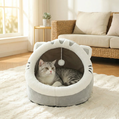 Cama para gatos universal Four Seasons, casa para gatos, cama para mascotas suave y cómoda, bolsa de dormir para cachorros, suministros para mascotas, tienda de campaña, cestas, casa