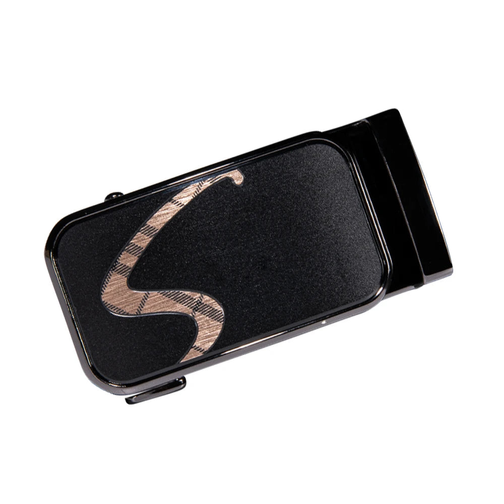 60 Kinds Metal Mens Relacement Belt Buckles Button Sliding Buckle Without Belt Black Gold Blue for 3.5 cm Ratchet Belts ONLY