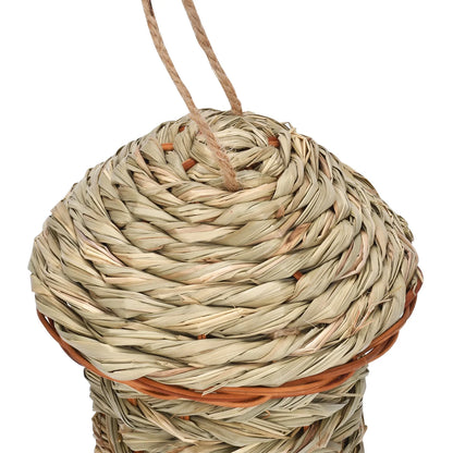 Outdoor Ecological Handmade Straw Parrot Bird Nest Creative Birdcage Ornament Supplies Garden Decoration Birdhouse Pastoral Style