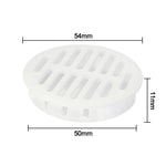 4Pcs 35/50mm Round Cabinet Air Duct Vent Plastic Louver Mesh Hole Plug Decoration Cover Wardrobe Grille Ventilation Systems
