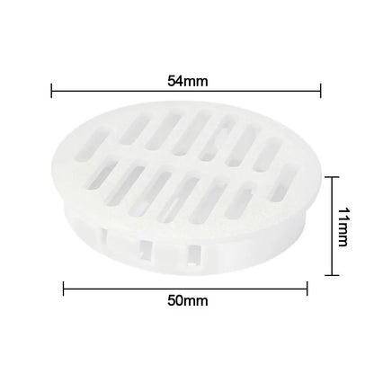 4Pcs 35/50mm Round Cabinet Air Duct Vent Plastic Louver Mesh Hole Plug Decoration Cover Wardrobe Grille Ventilation Systems