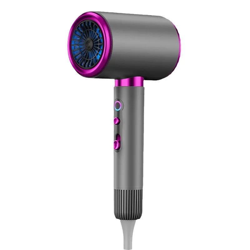 2026 New High-Speed Hair Dryer 2400W High-Power Blue Negative Ion Ultra Quiet Hair Salon Home Hair Dryer US/EU/UK/AU Plug