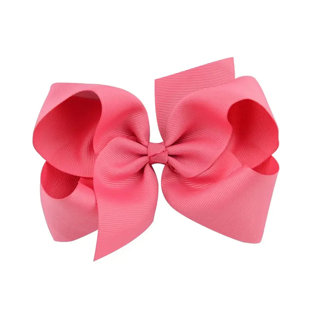 1PC Grosgrain Ribbon Solid Color Hair Bows Clip Girls Hair Clips Hairpins Barrettes Kids Baby Hair Accessories Wholesale