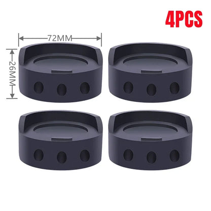 4Pcs, Anti Vibration Feet Pads, Rubber Legs, Slipstop, Silent Skid Raiser Mat for Washing Machine, Support Dampers, Stand Accessories