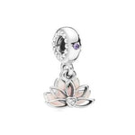 Hot Selling 925 Silver Pink Cake, Dog Paw, Luggage, Cup Bead Pendant Suitable for European Original Bracelet DIY Exquisite Jewelry