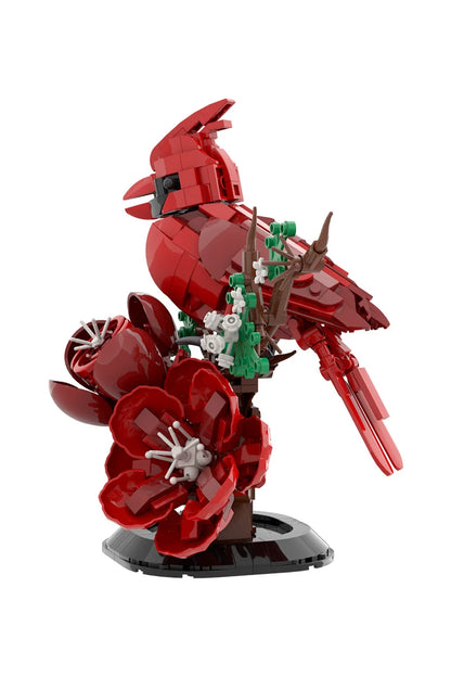 MOC Raven Model Building Blocks Sets Clever Raven Black Bird 3D Home Ornament Brick STEM Toy Adult Valentine's Day Gift
