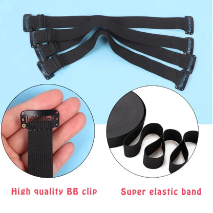 Portable Facelift Bands, Adjustable Invisible Eyebrows and Eyes lift, Reusable women Elastic Stretching Strap Hairpin Hair Holder