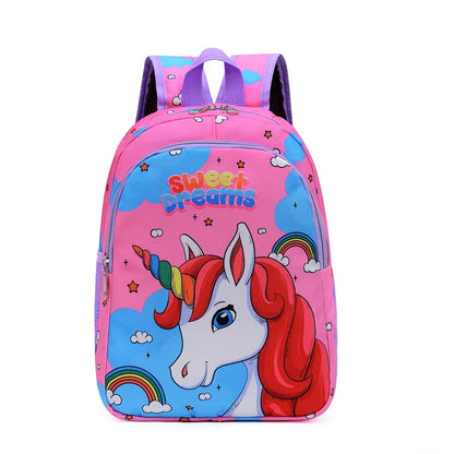 Boy Girl Cartoon Unicorn Schoolbags Large Capacity School Backpack Kindergarten Primary School Backpacks Kawaii Kids Bag