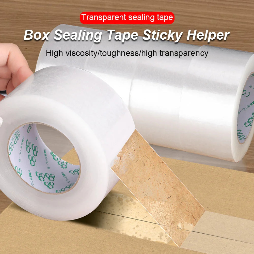Transparent Sealing Tape White High Viscosity Packaging Express Logistics Workshop Home Strong Home Office