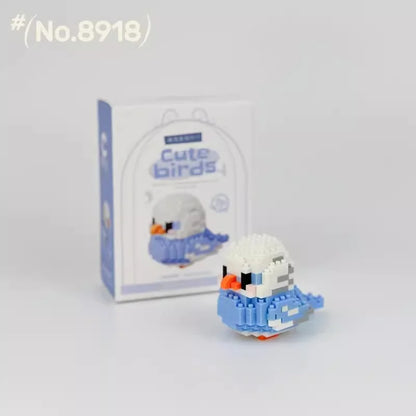 Moe Bird Series Building Block Toys Assembly, Tabletop Ornaments, Children's Educational Toys, Suitable for Boys and Girls, Christmas Gift