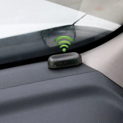 Car Alarm Light Car Solar Power Simulated Dummy Alarm Warning Anti-Theft LED Flashing Security Light with USB Port