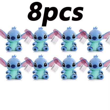 2028 New 12cm 20cm 25cm Stitch Stuffed Plush Models Cartoon Stuffed Plush Dolls Anime Plush Baby Toys Kawaii Kids Birthday Gifts