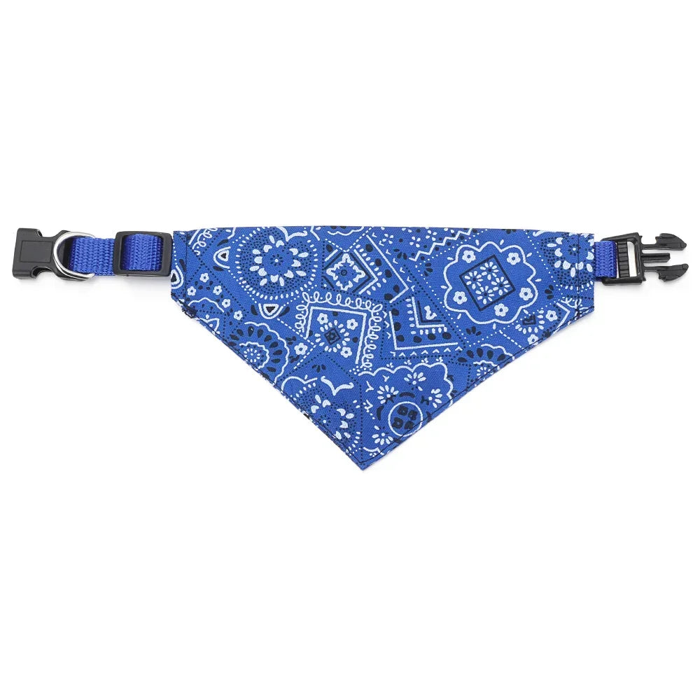 Dog Bandana Collar Detachable Dog Bandanas Scarf Collar Washable Dog Triangle Bibs Collars for Small Medium Dogs Cats