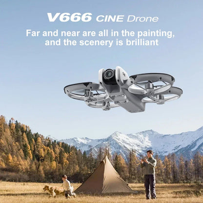 For Genuine V666 Drone Professional WIFI 5G Drone Obstacle Avoidance Brushless Altitude Headless Mode RC Quadcopter FPV Toys