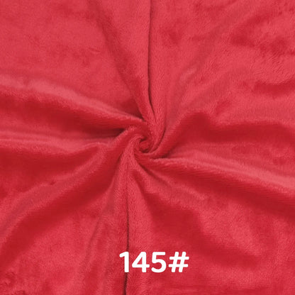 5mm Pile Length Soft Minky Fabric Sewing For Cotton Doll Hair Thicken Encryption Fabric Plush Single Sided Stuffed Animals Toys