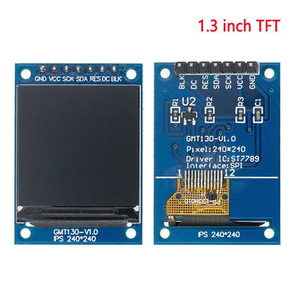 TFT Display 0.96/1.3/1.44/1.77/1.8/2.4/2.8 inch IPS 7P SPI HD 65K TFT Full Color LCD Module ST7735 Drive IC 80*160  For Arduino