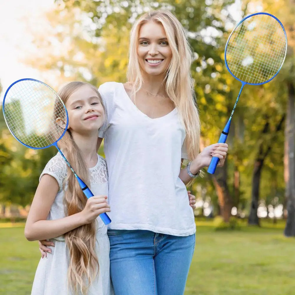 Badminton Rackets Set 2pcs Professional Portable Badminton Rackets With Carrying Bag And 3 Badminton Balls Team Sports Equipment