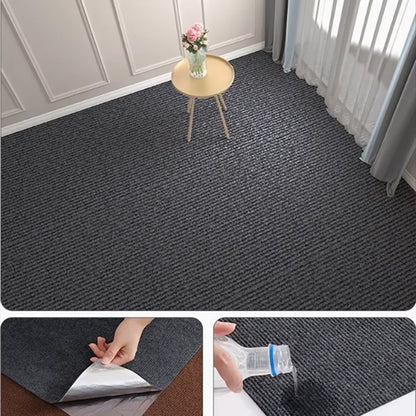 40cmX3m Kitchens Bedroom Rug, Water Uptake Home Decor Self-adhesive Room Decoration Bathroom Rugs, Solid Color Carpet For Living Room