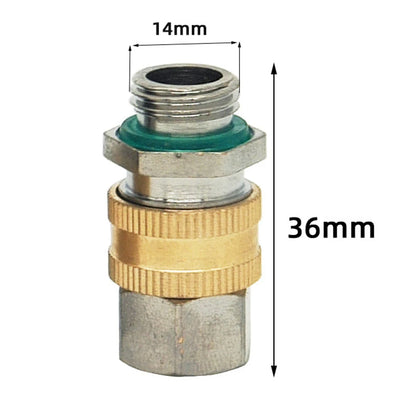 1Pcs Copper Quick Connector For Agricultural Dosing Plunger Pump High Pressure Hose Dispenser Connector Accessories