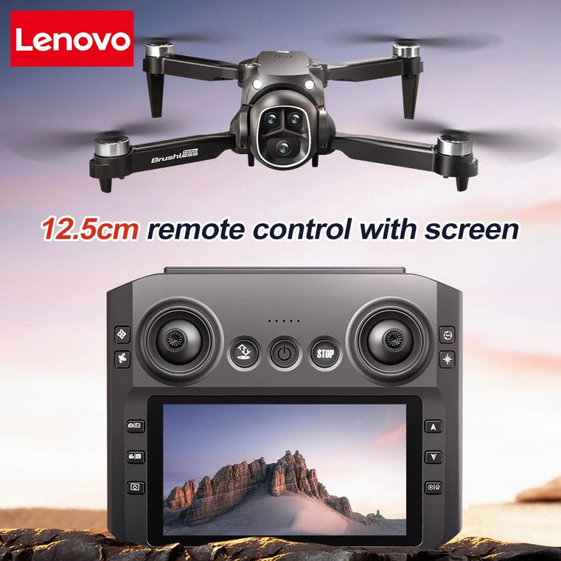 Lenovo M7 Drone 8K Aerial HD Dual Camera Intelligent Obstacle Avoidance Brushless Motor 5G WIFI GPS Screen Remote Control Drone