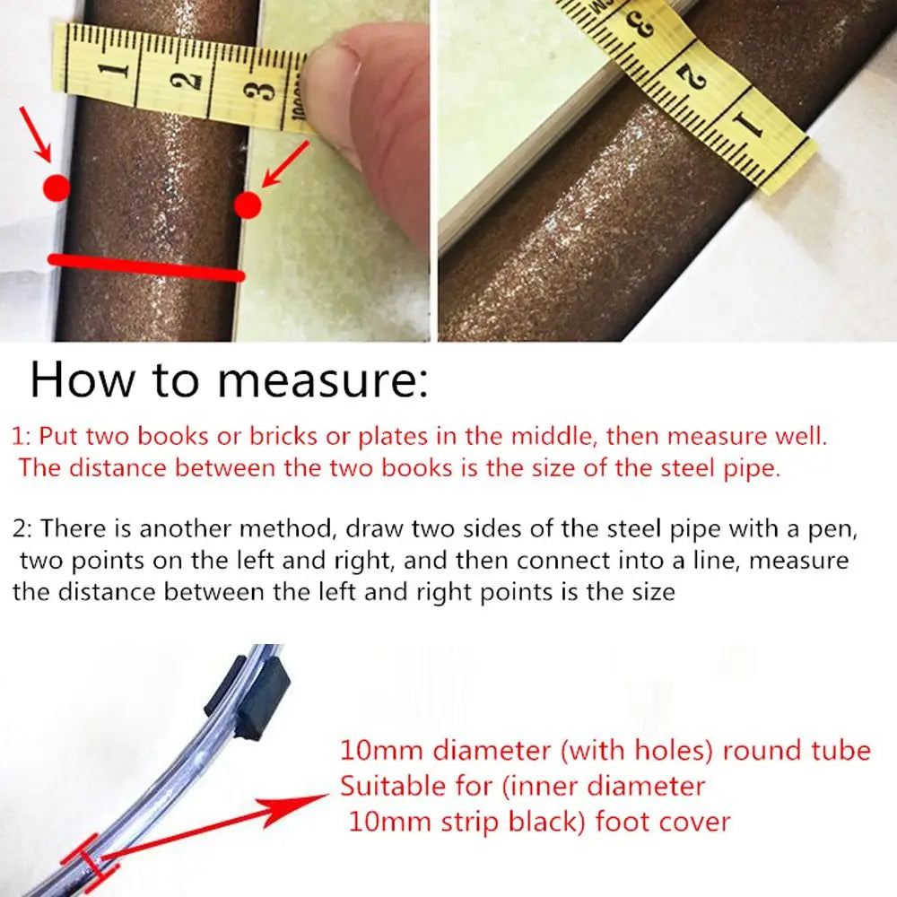 10Pcs, Chair Leg Pad, Non-slip Tube Caps, Anti-front Tilt Damper, Stool Pipe Clamp Glides, Floor Protector