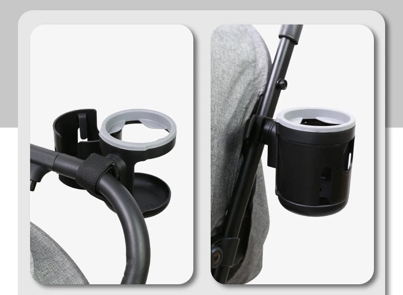 Stroller Cup Holder Phone Support Milk Bottle Drink Cup Holder Conversion 2 Cups Universal for Pram Baby Stroller Accessories