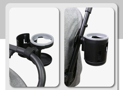 Stroller Cup Holder Phone Support Milk Bottle Drink Cup Holder Conversion 2 Cups Universal for Pram Baby Stroller Accessories