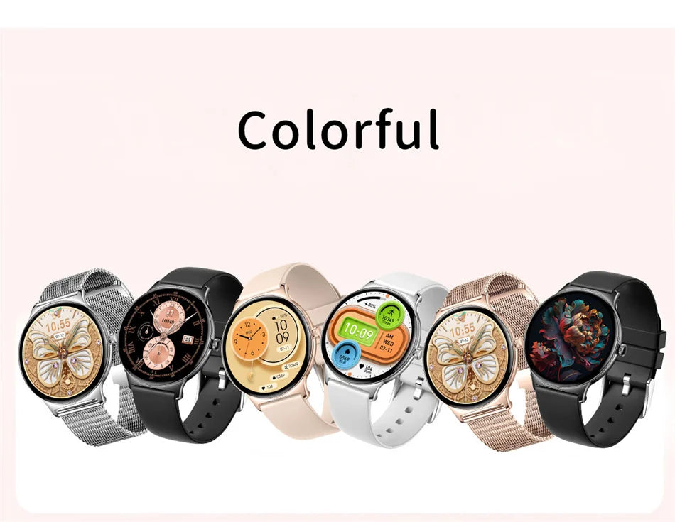 2026 New 7.9MM Ultra Thin Smart Watch Women Screen Always Display Time Sports Bracelet Bluetooth Call Fashion Smartwatches ios