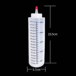 120/250/350/450ml Squeeze Condiment Bottles With Nozzles Plastic Ketchup Salad Sauce Hot Sauces Olive Oil Bottles Kitchen Tools