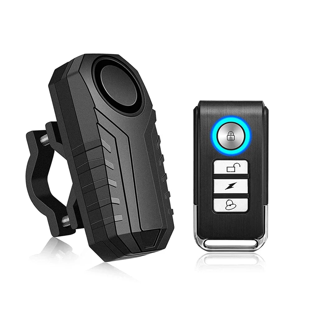 Extractme Motorcycle Burglar Alarm with Remote Control 113dB Wireless Waterproof Car Electric Bicycle Security Anti-Lost Alarm