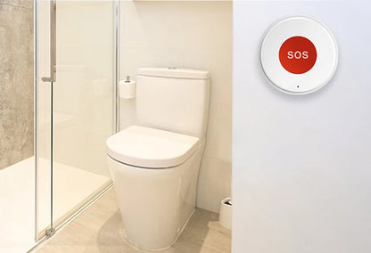 Smart Life APP WiFi SOS Emergency Button Tuya Home Security Elderly Children One-Click Call Help Alarm Remote Notification