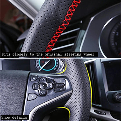 Customize DIY Microfiber Leather Car Steering Wheel Cover For Audi Q7 2012-2015 Q3 Q5 2013-2016 A4 (B8) 2014 2015 A6 (C7)
