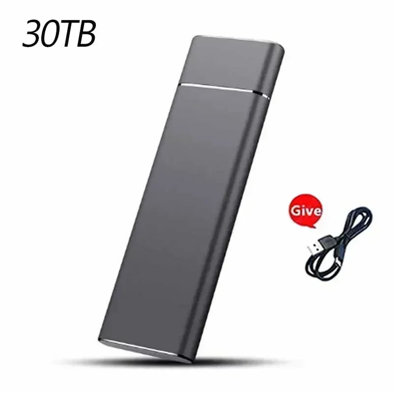 Mini USB SSD portátil 256 TB 1 TB 2 TB de alta velocidad original de almacenamiento masivo SSD USB3.0 Disco duro externo para ordenador portátil SSD