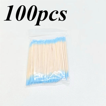 100/300/500/700/900Pcs Double-Tipped Cotton Swabs, for Tattooed Eyebrows, Beauty Makeup Tools for Wiping, Nail Polish Wiping