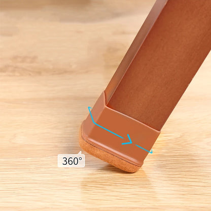 8Pcs, Silicone Chair Leg Floor Caps, Floor Protectors, Chair leg Foot End Covers for No Noise