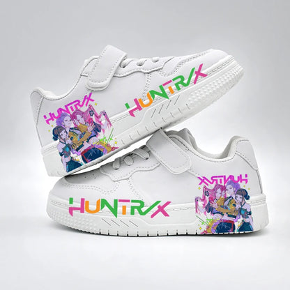 Children's Student Fashion Casual Shoes Kids New Design KPOP White Sport Shoes Boys Girls Anti-slip Outdoor Breathable Sneakers