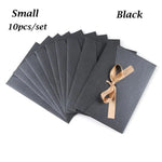 10 Pcs/set Envelope Pearlescent Paper Bow Thicken Ribbon Retro Creative Color Stationery Wedding Invited Gift High Quality