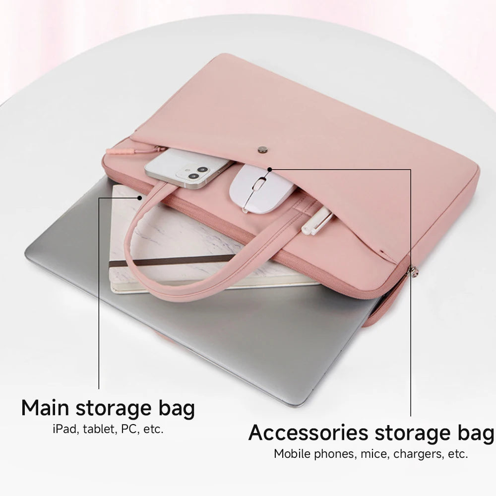 Laptop Case 13.3in 14.6in 15.6in Handbag For Macbook Air Pro Lenovo Xiaomi HP Tablet Moblie Phone Laptop Bag Tablet Android Bag
