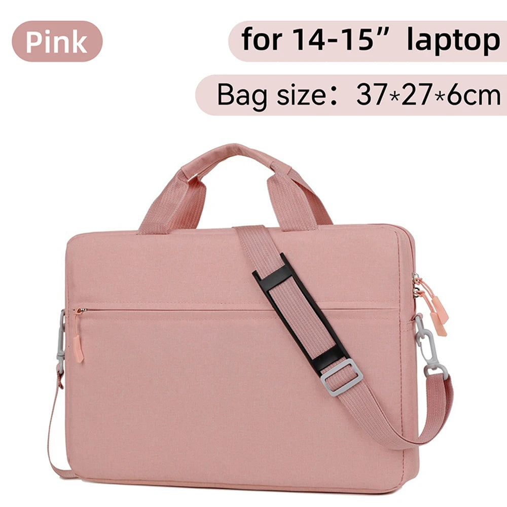 Laptop Sleeve Bag, 14 15.6 Inch Notebook Case For Macbook Air Pro Tablet, Waterproof Portable Travel Carrying Bag, Computer Handbag
