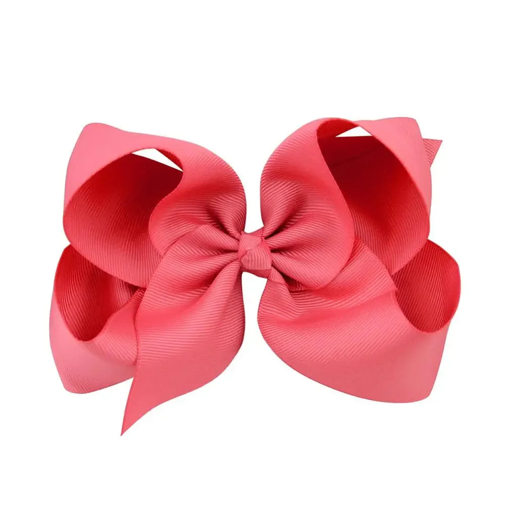 1PC Grosgrain Ribbon Solid Color Hair Bows Clip Girls Hair Clips Hairpins Barrettes Kids Baby Hair Accessories Wholesale