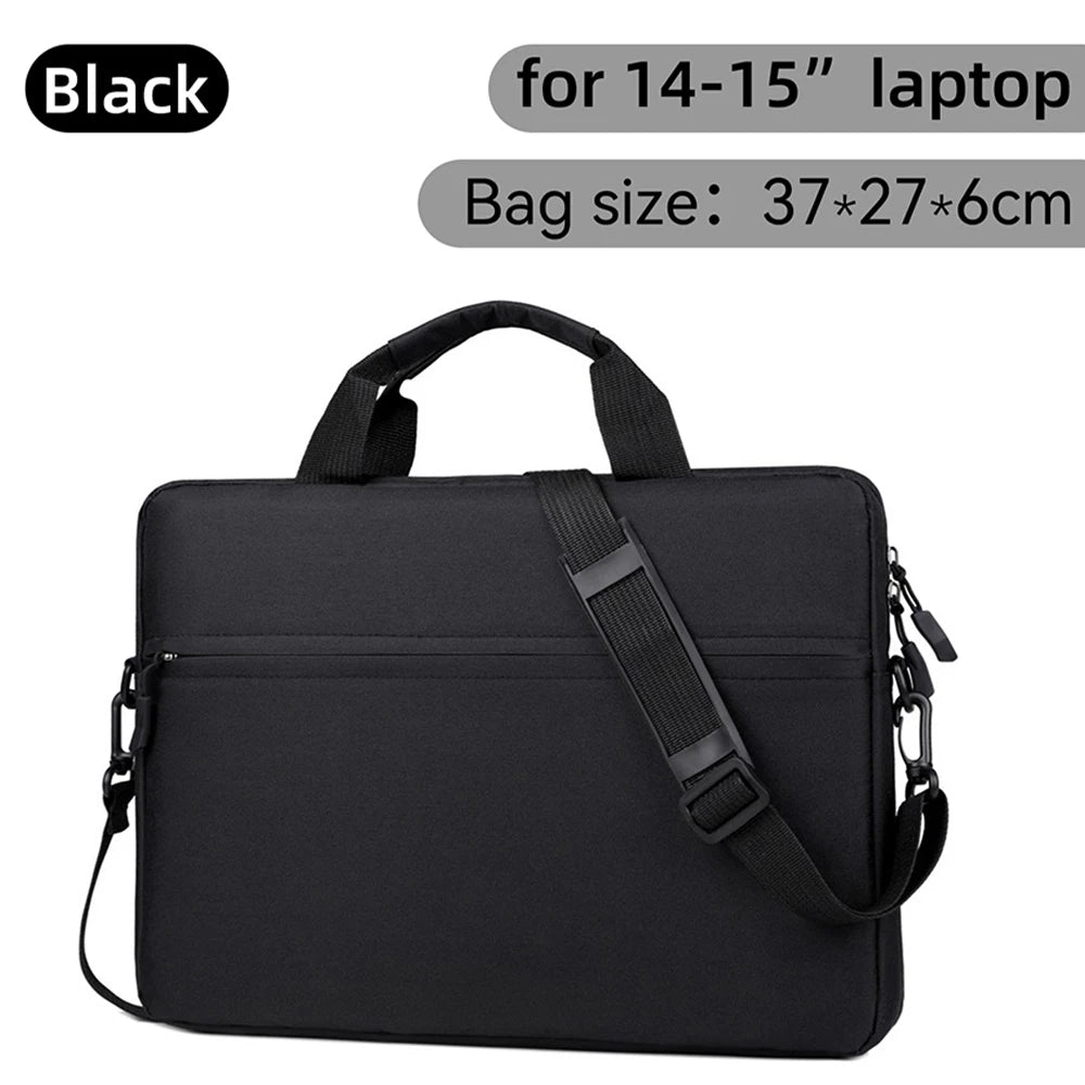 Laptop Sleeve Bag, 14 15.6 Inch Notebook Case For Macbook Air Pro Tablet, Waterproof Portable Travel Carrying Bag, Computer Handbag
