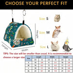 Cozy Plush Small Pet Hammock Four Seasons Parrot Hanging Bird Bed High Quality Material for Small Pets Hamster Parrot Guinea Pig