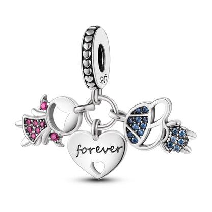 PAMELA 925 Sterling Silver Sea Turtle Starfish Blue Charm Dolphin Octopus Shell Bead For Original Charms Bracelets Ocean Jewelry