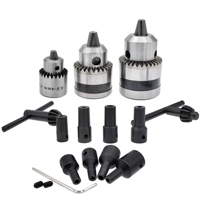 1PCS JT0 B10 B12 0.6-6mm 0.3-4mm 1.5-10mm Drill Chuck Adaptor Connecting Rod Shaft Sleeve Steel Copper Coupling 4/5/6/8/10/12mm
